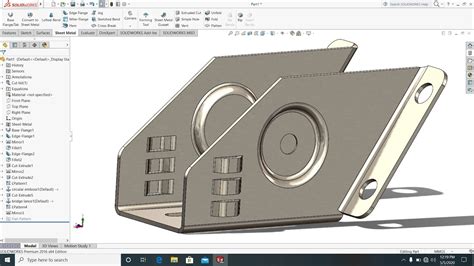 how to design sheet metal parts in solidworks|solidworks sheet metal examples.